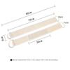 Double Sided Exfoliating Shower Belt Terry Cloth Body Back Scrubber Loofah Back Strap  Shower Rub