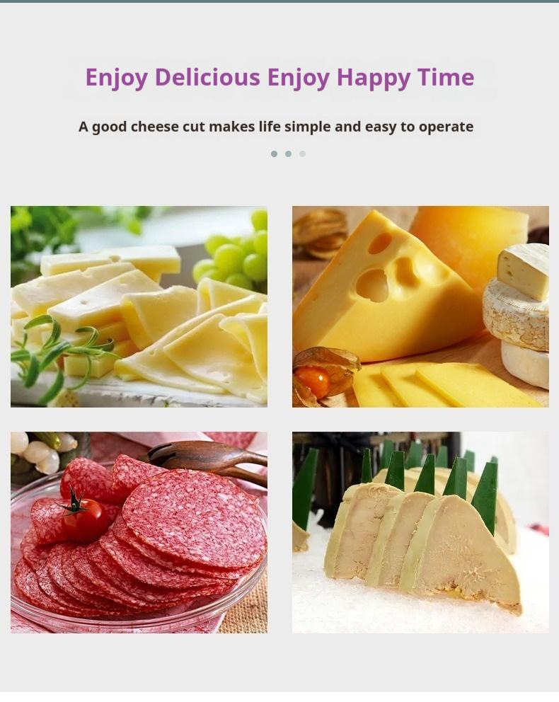 Cheese and Butter Slicers with Wire Stainless Steel Multifunctional Wire Cutter for Butter Ham Foie Gras Block Cutting