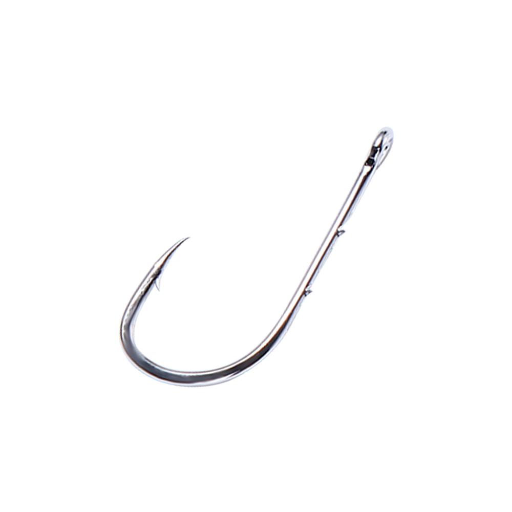 Anti-rust Sharp Offset Narrow Bait Hook Barbed Fishhook High Carbon Steel Long Shank Fishing Hook
