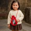 2026 Horse Year New Year Red Envelope Cartoon with Shoulder Straps Money Pocket Hongbao Traditional Red Packet Birthday Gift
