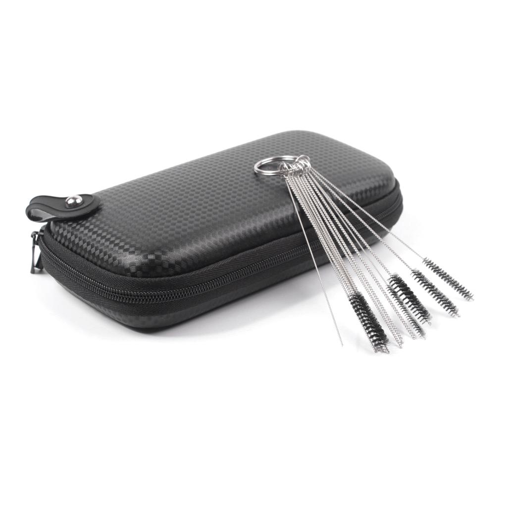 Pack of 10 Carburetor Adjustment Tool + Carrying Case + Cleaning Kit +Fuel Tube for Common 2 Cycle