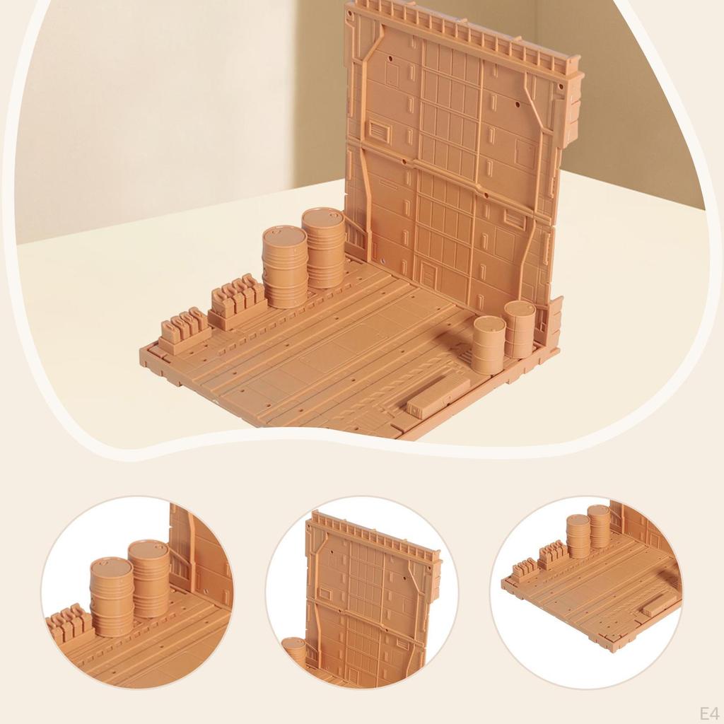 1 Interlocking Base Stand for Figures Modular Display Model Kit Universal Toy Storage Box