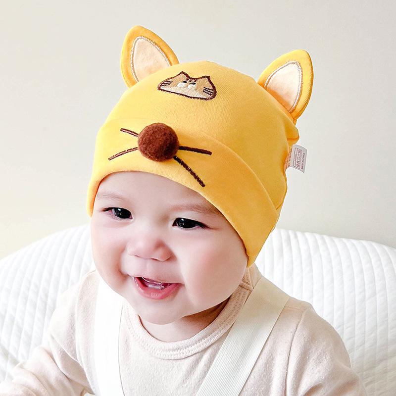 Katu Bear Infant Cotton Pullover Hat for 3-12 Months - Spring/Autumn Boys & Girls