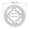 428 43T Motorcycle Chain Rear Sprocket Steel Wear Resistant Anti Corrosion Rear Drive Sprocket for DIY Kart