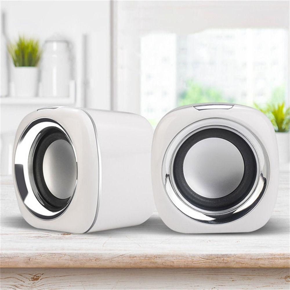 Mini Stereo Wired Bass Sound Subwoofer Music Player Computer Speaker Audio Speakers Loudspeaker