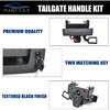 Nakuuly Tailgate Handle with Bezel Lock Kit Compatible with Chevry Silverado and GMC Sierra 1500 2500 3500 HD 2007 2008 2009 2010 2011 2012 2013 2014