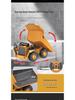 1:24 Alloy Remote Control Excavator & Bulldozer Toy Truck for Kids