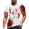Men's 3D Print Halloween Horror Bloody T Shirt Casual Fashion Street Short Sleeve TShirt Mens Designer Clothes Woman Kid Tee Top