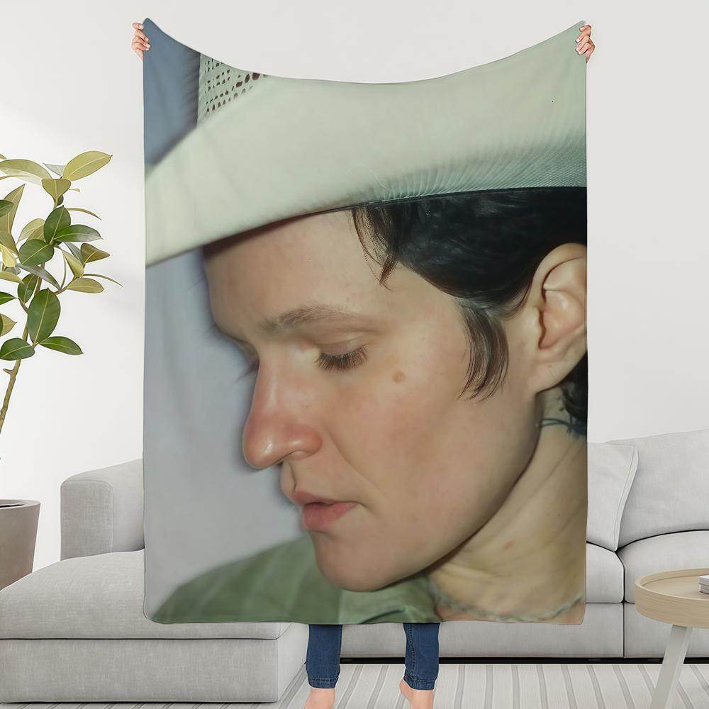Blanket Musician American Throw Super Cosy Plush Living Room Sofa Adrianne Album Couch Childish Lenker Birthday Gifts