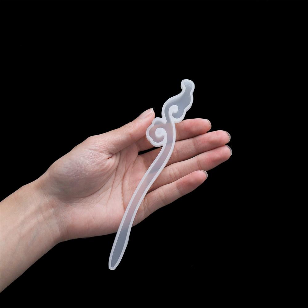 1Pcs Hairpin Silicone Mold Classical Hair Pin Epoxy Resin Molds for DIY Craft Resin Hair Stick Jewelry Making Accessories Tool