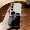 Oil Painting Couple for Samsung S26ULTRA Mobile Phone Case Galaxy S23 Fine Hole S25 Transparent NOTE20 Anti-drop