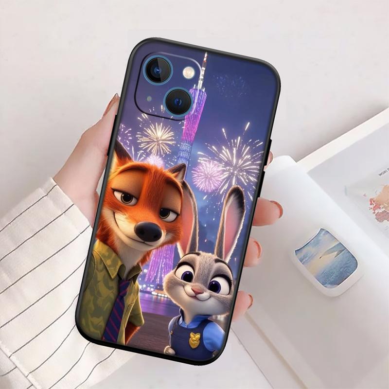 QE29 Zootopia Disney Phone Case for Samsung Galaxy A11 A12 A13 A15 A52S A53 A55 A56 A70 A71 A72 A73 F06 F16 F56 S10 Plus S10e