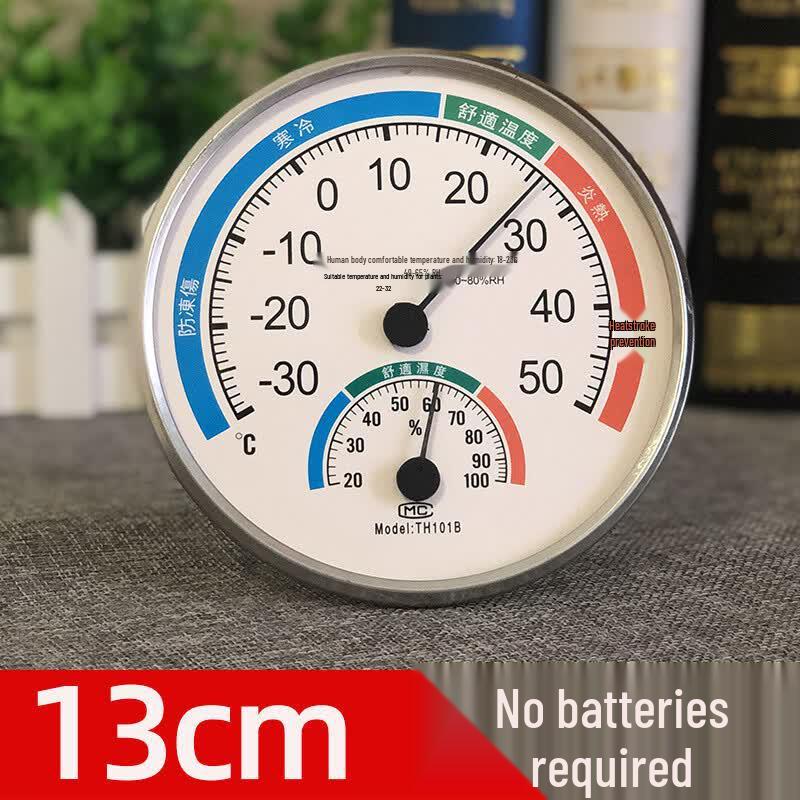 Jukai Round Pointer Thermometer & Hygrometer белый