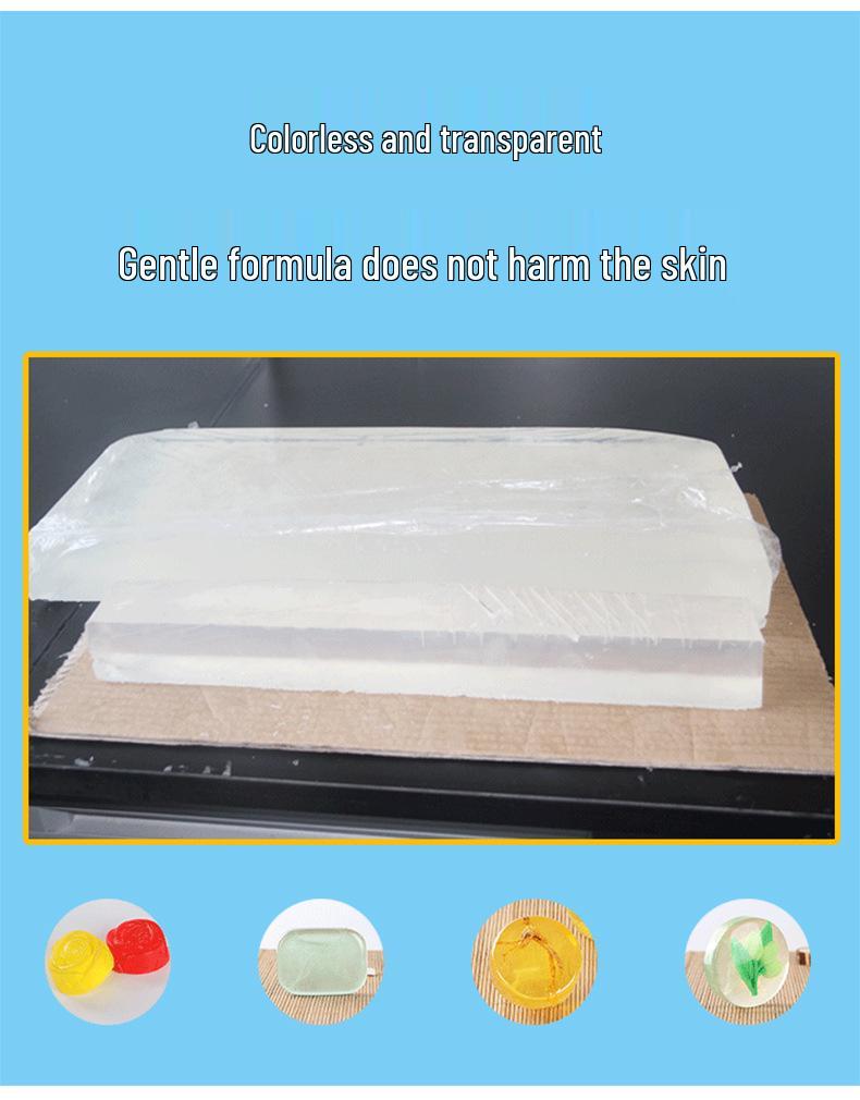 Bază de Săpun Transparent Albă DIY Handmade Yongling - Materie Primă Alb Lăptos