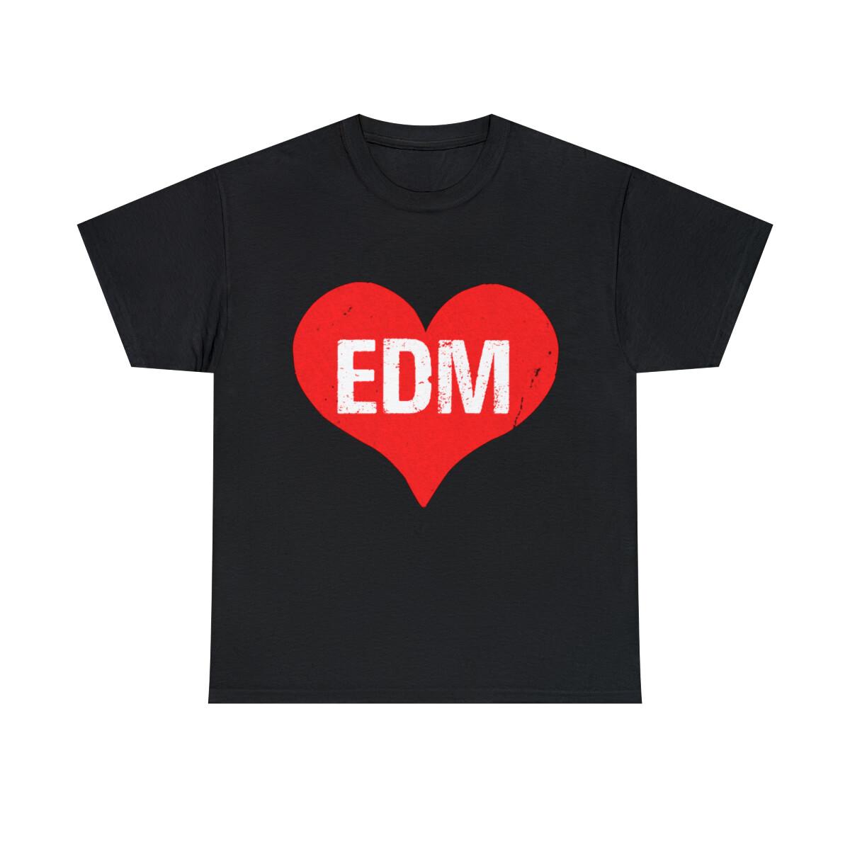EDM Electronic Dance Music Is Love Graphic Tee Shirt, S-5XL XL