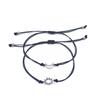 2 Pieces Handmade for Sun Moon Shaped Pendant Bracelet Jewelry Decoration for Co