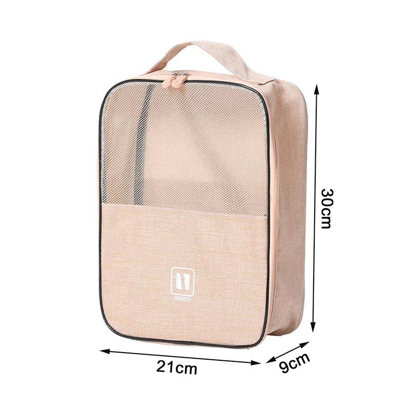 Большая портативная сумка для обуви, водонепроницаемая сумка для хранения обуви для путешествий, вмещает 3 пары обуви