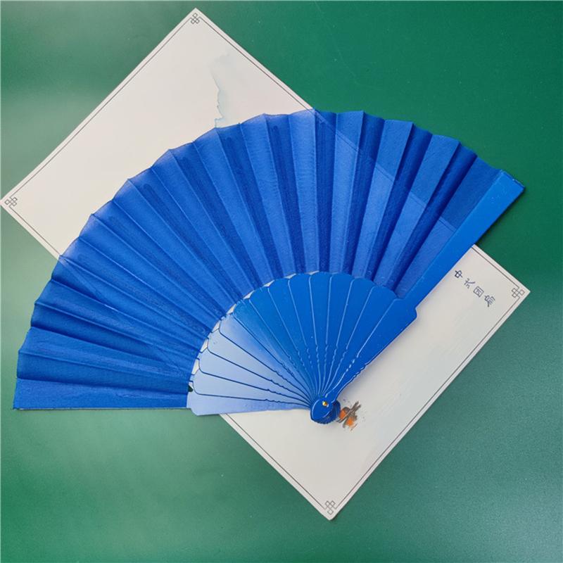 Classical Folding Fan, Vintage Dragon Printing, Hand Held Fans, Dancing Cloth Props