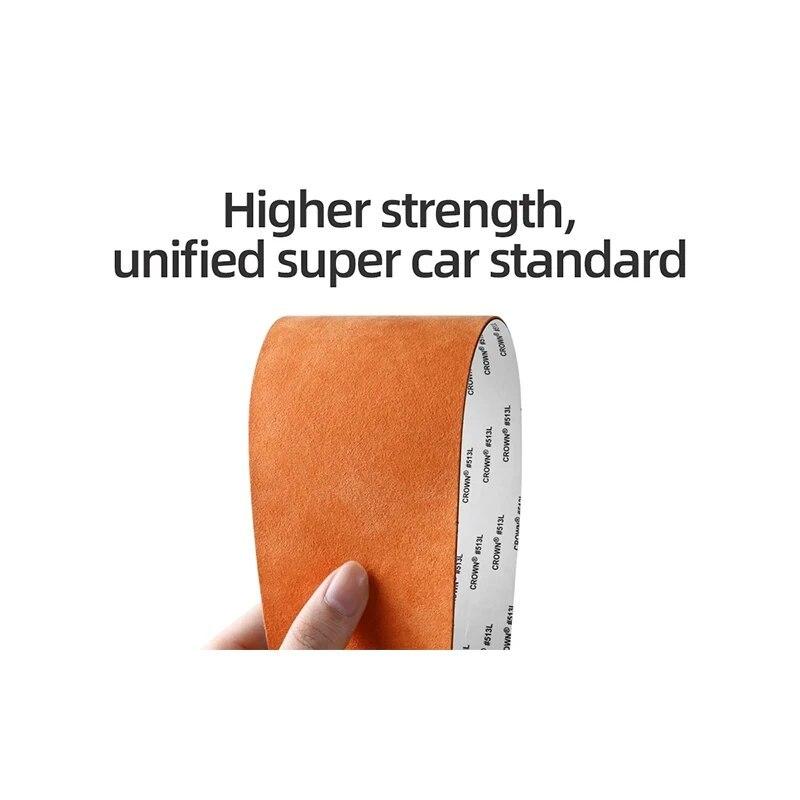 Italy Super Suede Door Handle Panel Trim Cover Door Sticker For Tesla Model 3 Y - Styling Interior Decoration Accessory