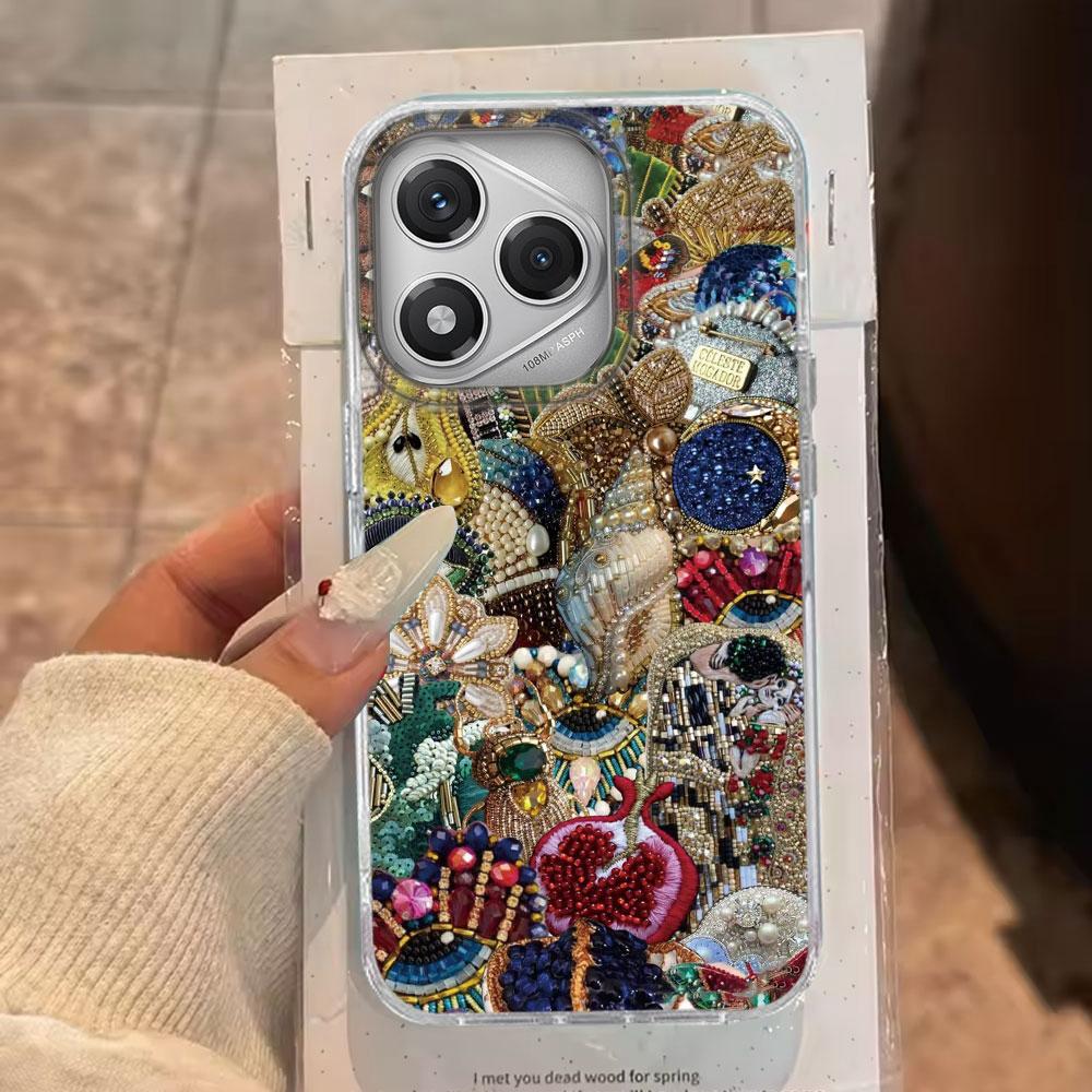 Green Sun Face Planet Fruit Trendry Phone Case for Honor 400 200 Smart Pro Magic7 6 5 Lite X9a X9c X8b X8a X8c X7c Shell Cover