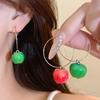 Resin Simulation Fruit Earrings Exaggerated Fruit Earrings Dangle Earrings  Vacation Accessories