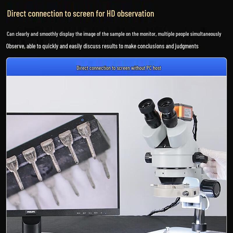 AOSVI T1-HD228S Trinocular Stereo Microscope