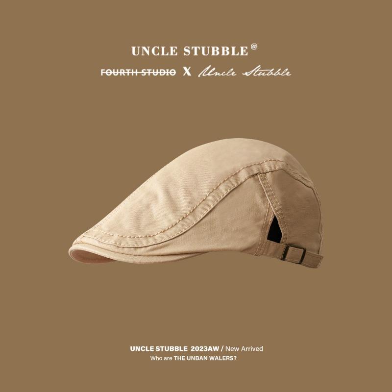 Cute Cat Ears Cortical Beret Showing Face Small Female Spring and Autumn Versatile Showing Face Small Hat Trend Subculture