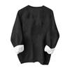 Ladies' Casual And Fashionable Round Neck Top With Christmas Print Hooded T-shirt Long Sleeved Sweatshirt