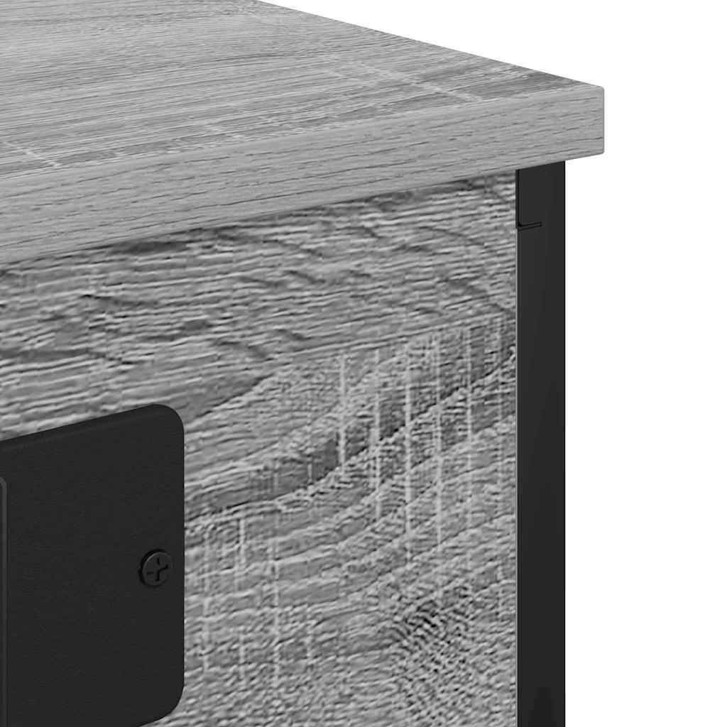 Nightstand Set (2 pcs) Grey Sonoma 41 x 31 x 51 cm Particleboard