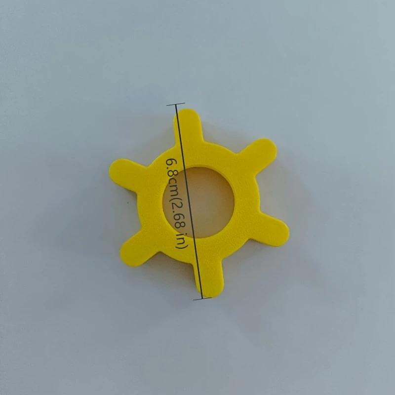 Unique Multi-function Bottle Cap Opener Yellow Plastic Rotary Bottle Opener Bar Supplies Bottle Opener Kitchen Tool