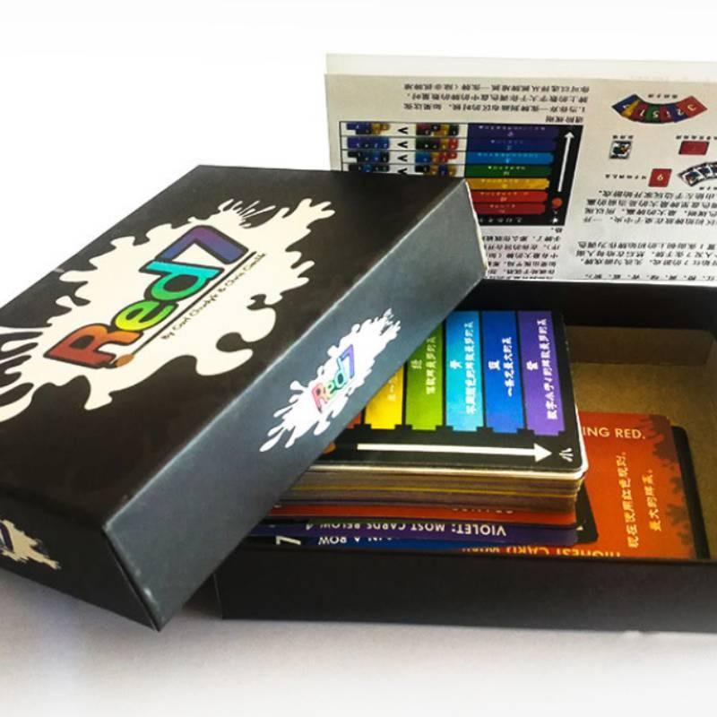 7 Card Red Board Game Suitable For Daily Party And Family Members Interaction