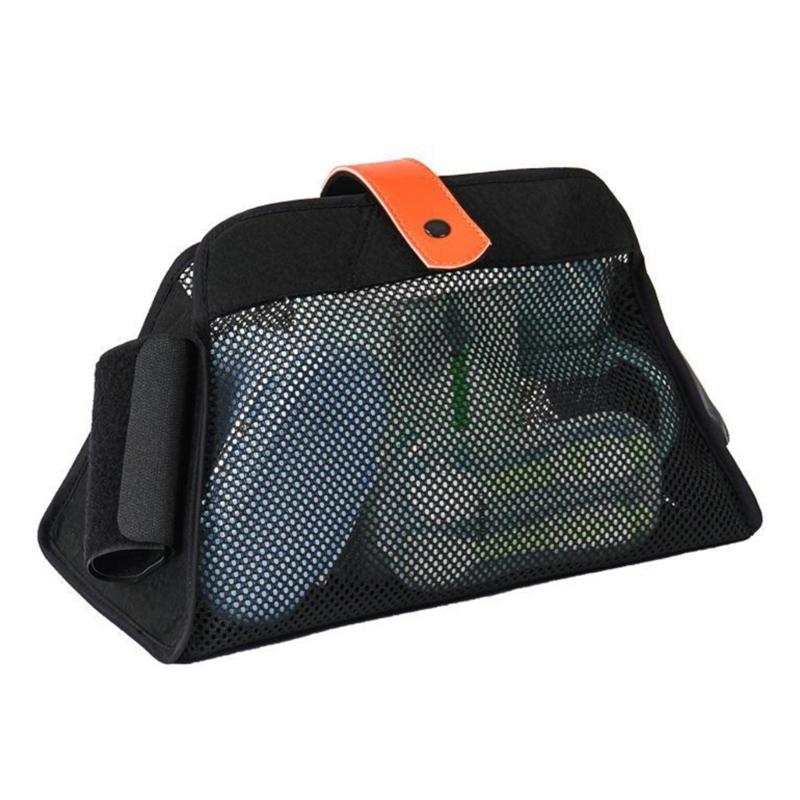 

Heavy Duty Strollers Under Basket Oxford Cloth Carriers Organizers Foldable Design Fit Multiple Models Quick Installation оранжевый