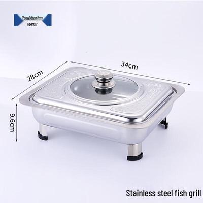 Zhongji Commercial Stainless Steel Buffet Roasting Pan