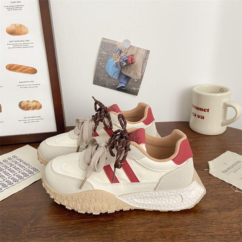 Thick-soled Super Fire Moral Training Shoes Women's New Spring and Summer Versatile Dad Shoes Xiaobai Casual Sports Shoes