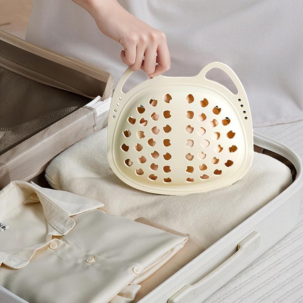 Bra Washing Bags For Laundry Silicone Bra Laundry Bag Reusable Underwear Washer Protector With Zipper For Home Camp Storage
