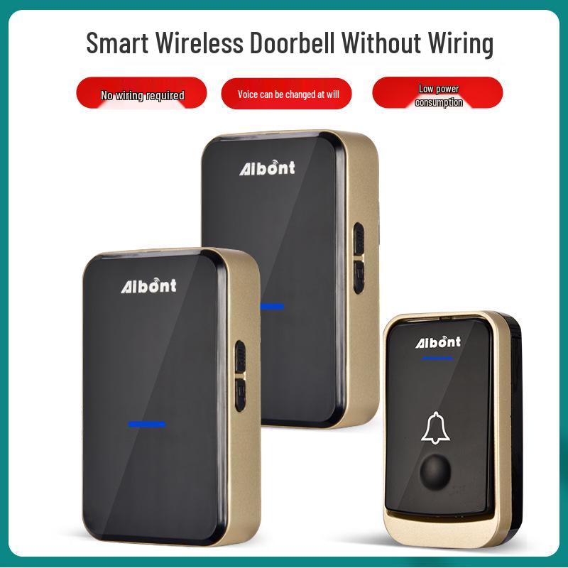 Smart Wireless Doorbell with Dual Unit Compatibility (US/EU)