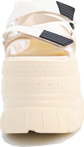 Platform belted sandals