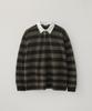 BLANKROOM Rugby Tee_Olive / Brown