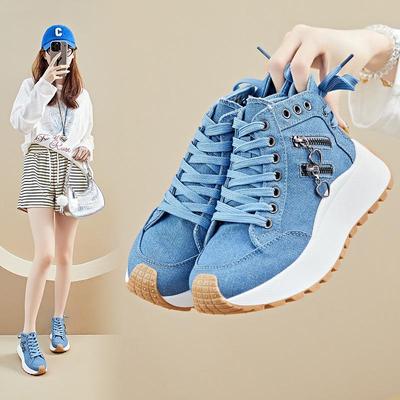 Dames Dad Sneakers in Koreaanse Stijl - Herfst 2025, Dikke Zool, Lengte Verhogend, Straatstijl Casual Sneakers (WF2001)