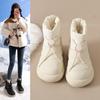 Winter Platform Snow Boots for Women Warm Cozy Faux Fur Lined Ankle Booties Women's Slip On Outdoor Waterproof Furry Comfortable Walking Boot Shoes