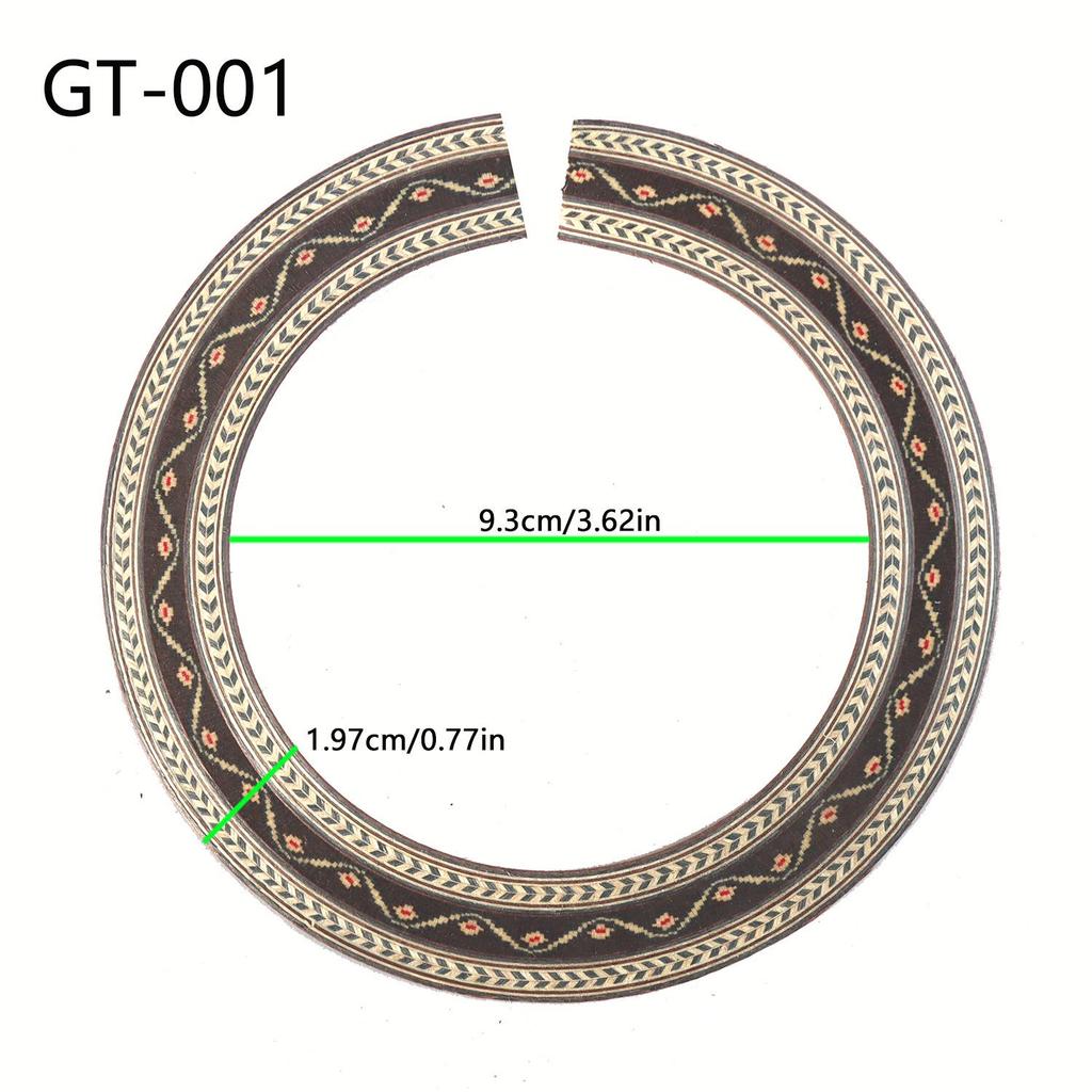 Lindenholz Klassische Gitarre Schallloch Rosette - 92mm Innendurchmesser Dekorationszubehör