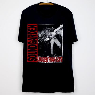 Vtg Soundgarden Band Louder Than Love Cotton Black All Size Unisex Shirt MM285