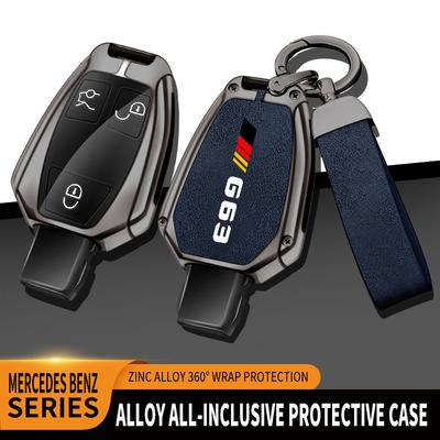 Car TPU Zinc Alloy Key Case Bag for Mercedes Benz AMG G63 Logo Car Key Chain Car Metal Key Shell Interior Decoration Accessories