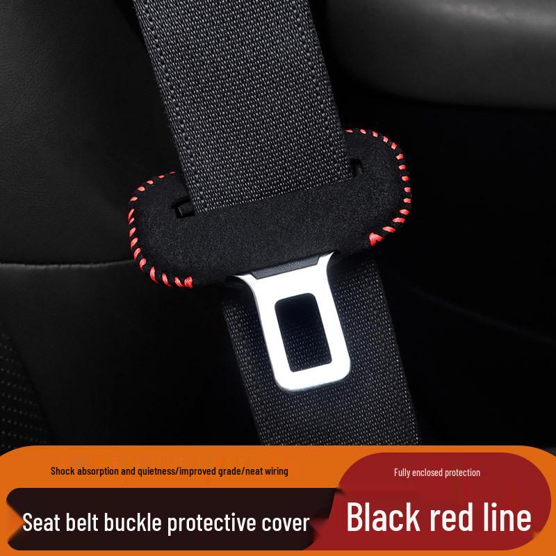 

Suede Car Seat Belt Buckle Anti-Collision & Anti-Scratch Protector