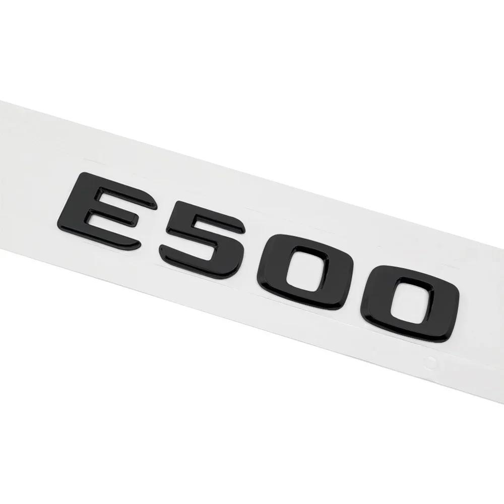 ABS Plastic E350 E350L E500 Trunk Rear Logo Badge Emblem Sticker For Mercedes Benz AMG  E Class W207 W210 W211 W212 W213