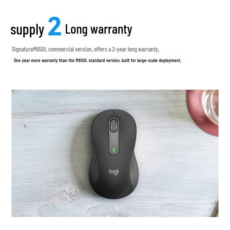 Logitech M650L Silent Dual-Mode Wireless Mouse