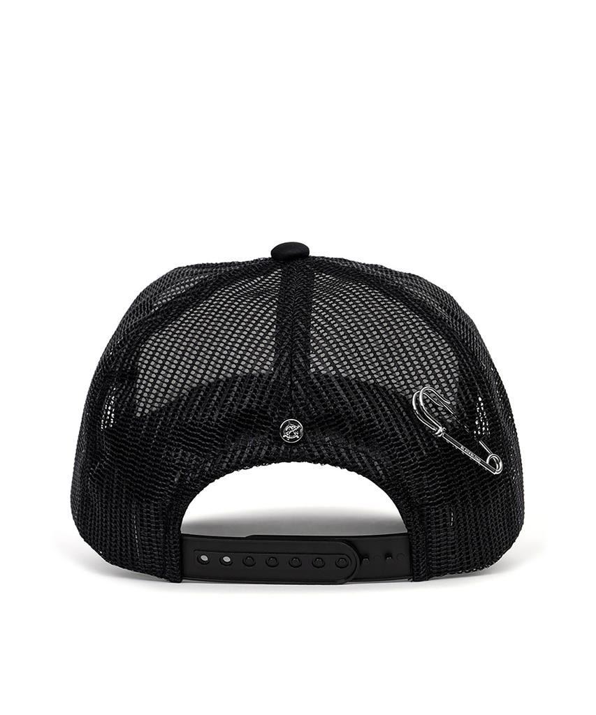 BLACKBLOND Vividi Rescul Trucker Mesh Cap (Black)