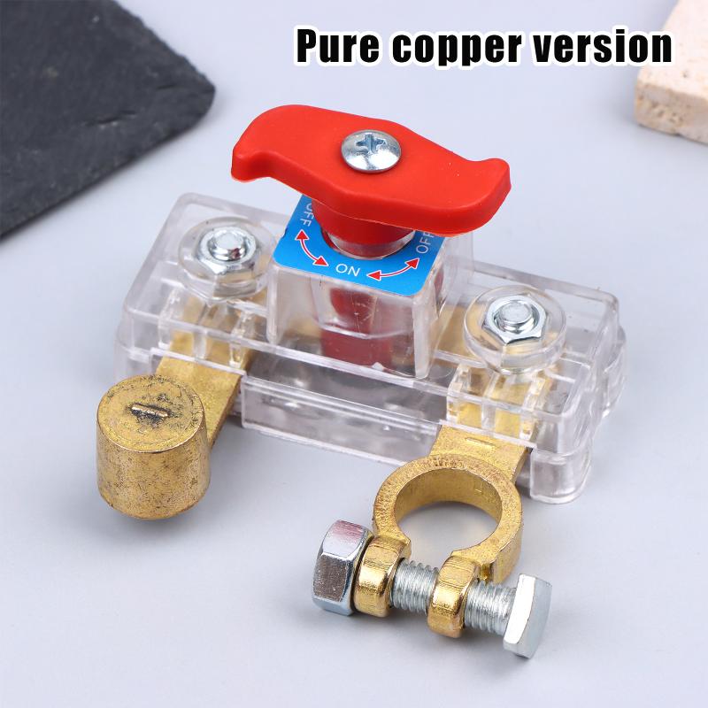Car Battery Cut Off Switch Disconnect Automatic Circuit Breaker Anti-Leakage Switch Isolator For Cars Truck 12V/24V 1Pc