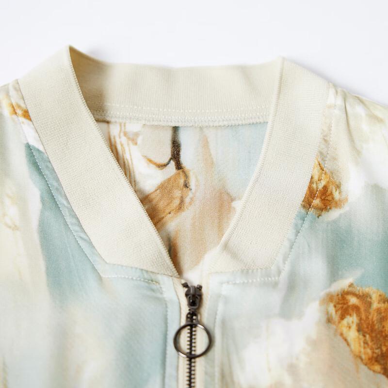 PaSiTe Women's Floral Print Chiffon Sun Protection Jacket