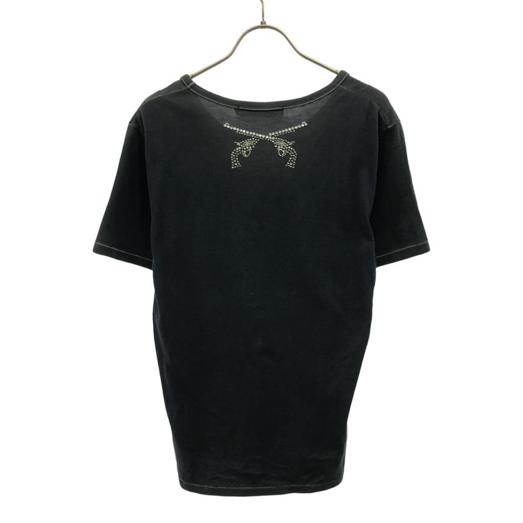 roar made in Japan Short sleeve T-shirt 2 black Rhinestone Men's Used